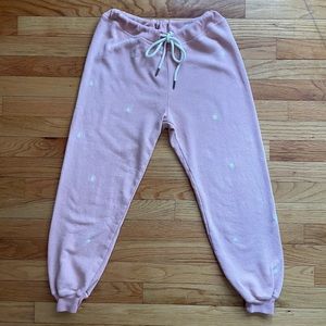 The Great. Slouch Embroidered Sweatpants